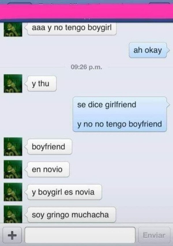 Meme_otros - Menos mal que soy gringo