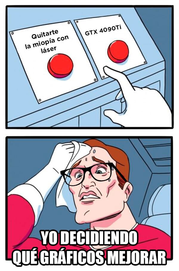 Meme_otros - Solo me puedo permitir mejorar nos gráficos