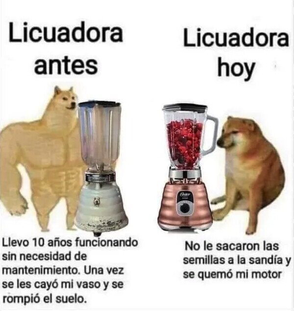 Meme_otros - Las licuadoras ya no son lo que eran
