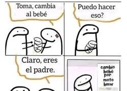 Enlace a Cambiando al bebé