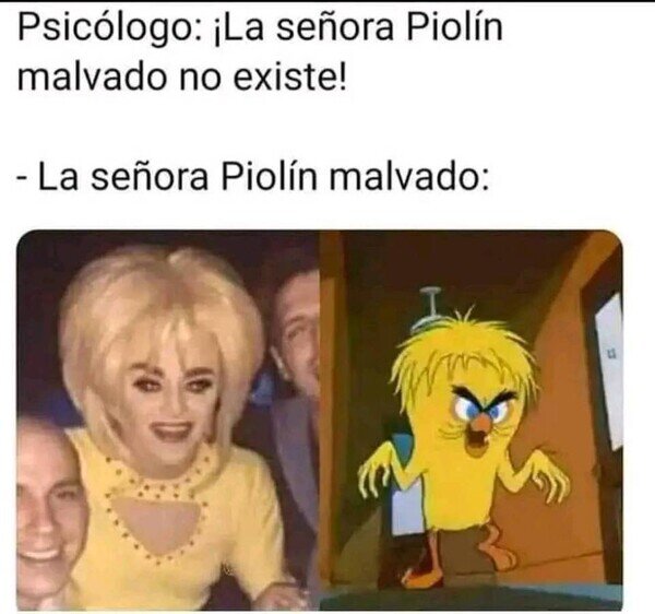 Meme_otros - La señora Piolín malvado
