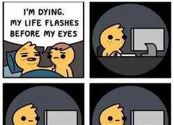 Enlace a Estoy viendo pasar toda mi vida sobre mis ojos