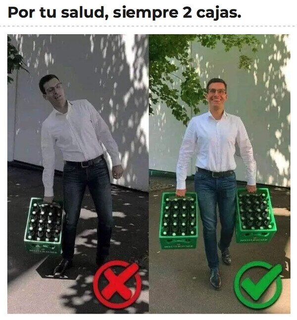 Meme_otros - Ayuda a tu espalda, bebe más