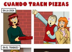 Enlace a Cuando traen pizzas