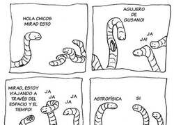 Enlace a Gusanos que entienden de astrofísica