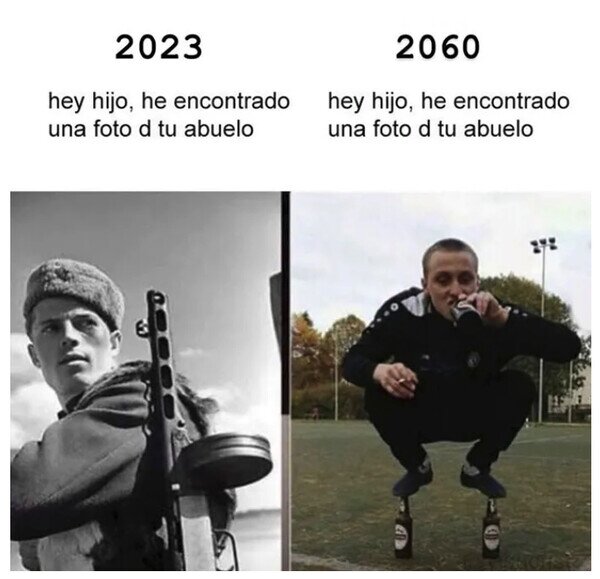 Meme_otros - Las fotos de los abuelos del futuro