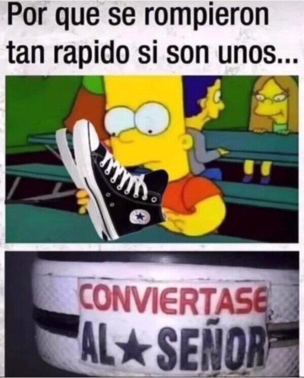 Meme_otros - No eran Converse
