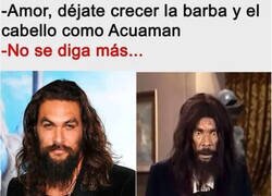 Enlace a No me queda como a Jason Momoa