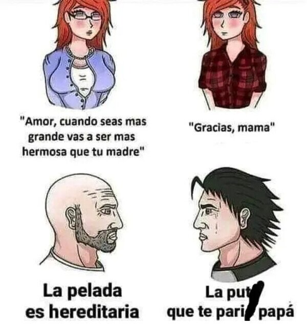 Meme_otros - Los rasgos físicos que heredamos