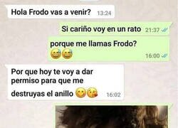 Enlace a Llámame Frodo siempre que quieras