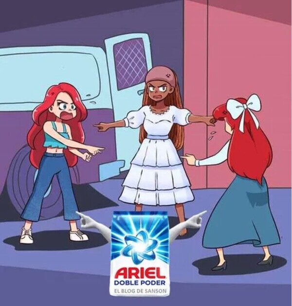 Meme_otros - ¿Cómo que todas ellas son Ariel?