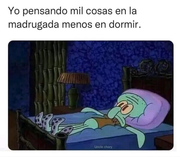 Meme_otros - Pienso en todo menos en lo que tendría que pensar