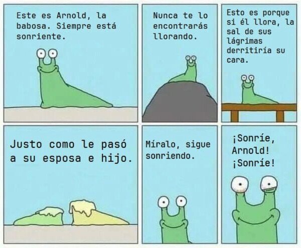 Otros - Arnold, la babosa sonriente