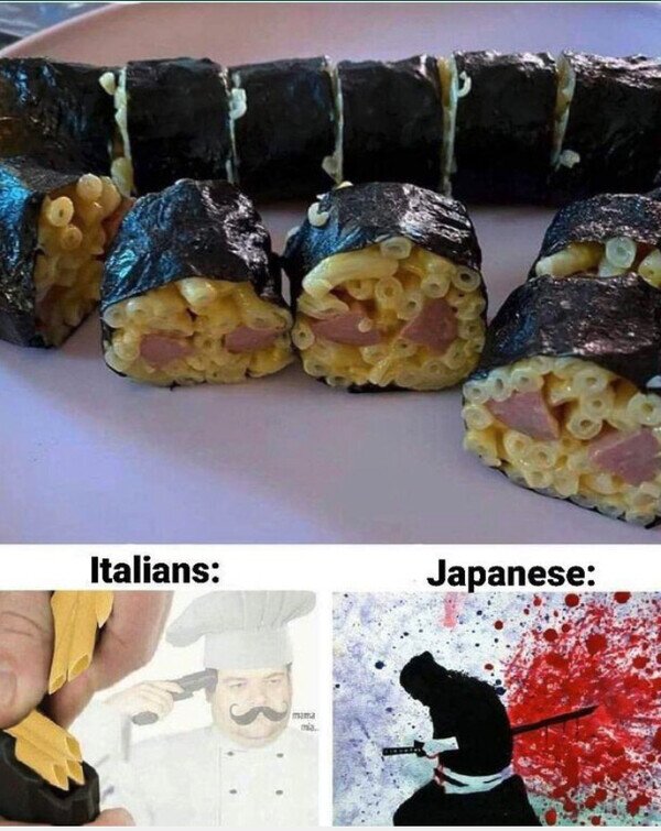 Meme_otros - Como caer mal a italianos y japoneses al mismo tiempo