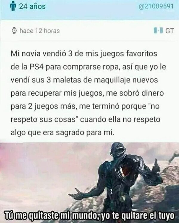 Meme_otros - Ojo por ojo en su máxima expresión