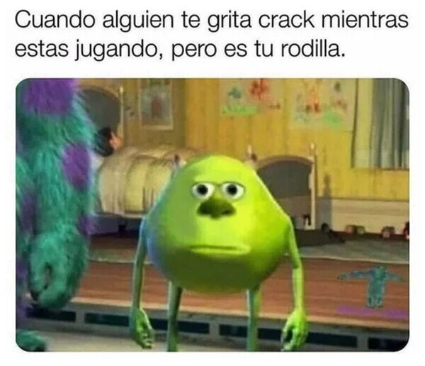 Meme_otros - Mi rodilla no debería hablar