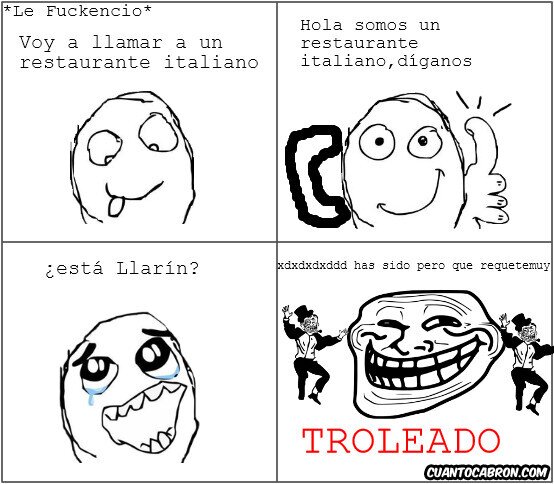 Trollface - Busco a Llarín