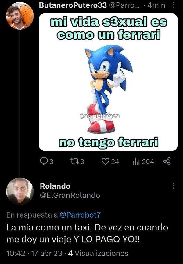 Meme_otros - Si el sexo fueran coches