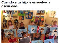 Enlace a Hizo a Olaf de noche