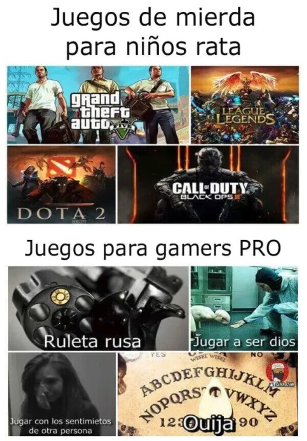 Meme_otros - Yo juego de verdad