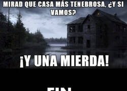 Enlace a Lo que durarían las películas de terror si los protagonista tuvieran dos dedos de frente