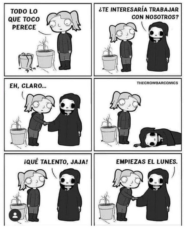 Meme_otros - Cuando te contrata la Muerte