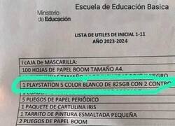 Enlace a ¿Seguro que eso es necesario como material escolar?