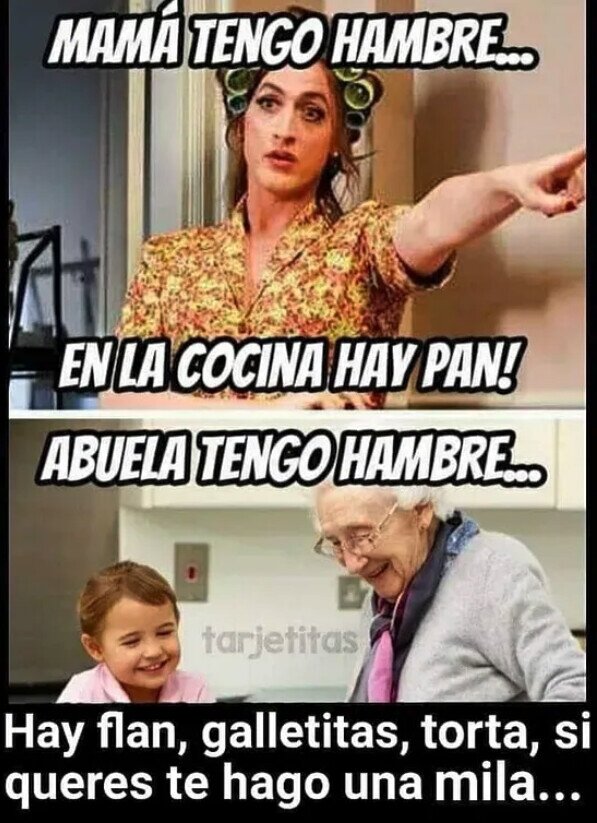 Meme_otros - La yaya me cuida mejor