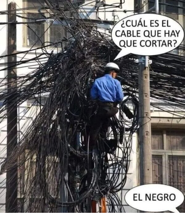 Meme_otros - Los operarios ya están resolviendo el problema