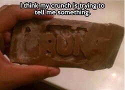 Enlace a Mi chocolatina intenta decirme algo