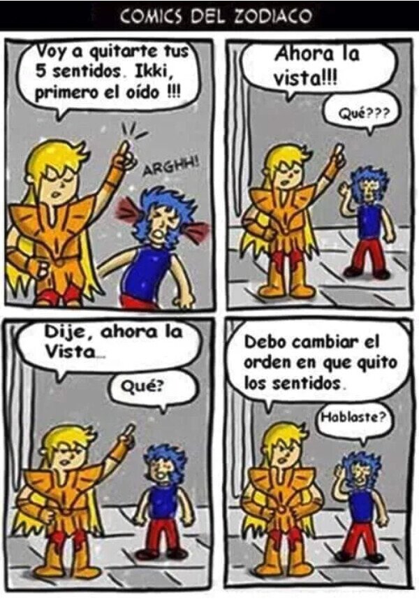 caballeros,zodiaco,sentidos,quitar,oído,orden