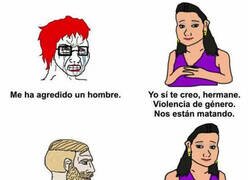 Enlace a Solo hay violencia de un lado