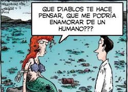 Enlace a Lo que de verdad pensaría La Sirenita