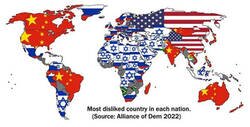 Enlace a El país más odiado en cada país