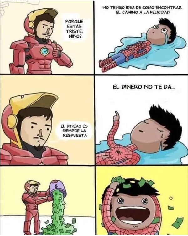 Meme_otros - El dinero (no) da la felicidad