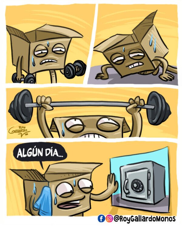 Meme_otros - Algún día seré fuerte...