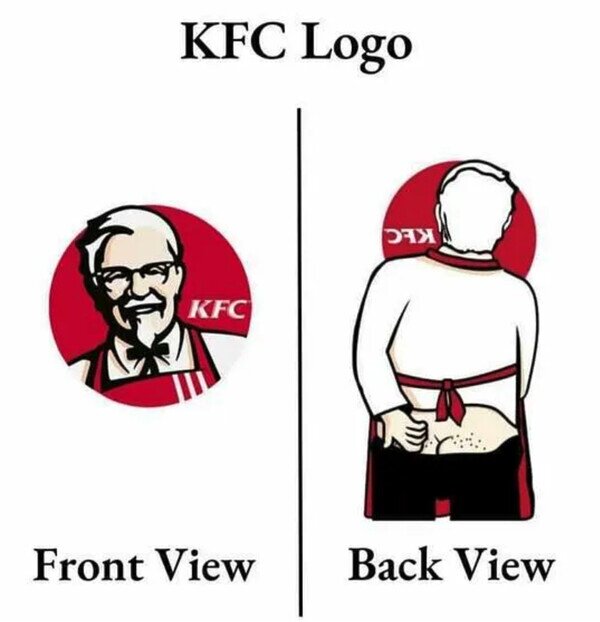 Otros - La cara oculta del logo de KFC