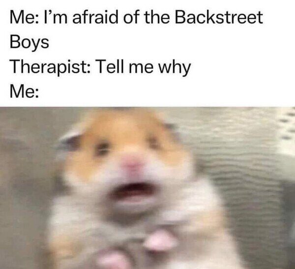 Meme_otros - Miedo a los Backstreet Boys