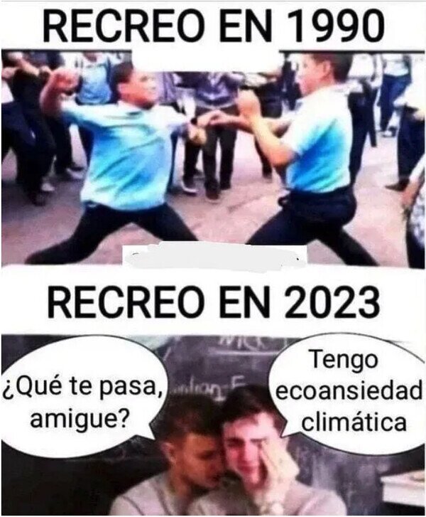 Meme_otros - Los recreos ya no son lo que eran