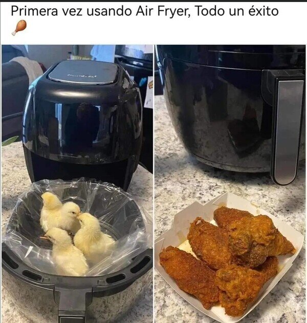 freidora,aire,pollitos,nuggets