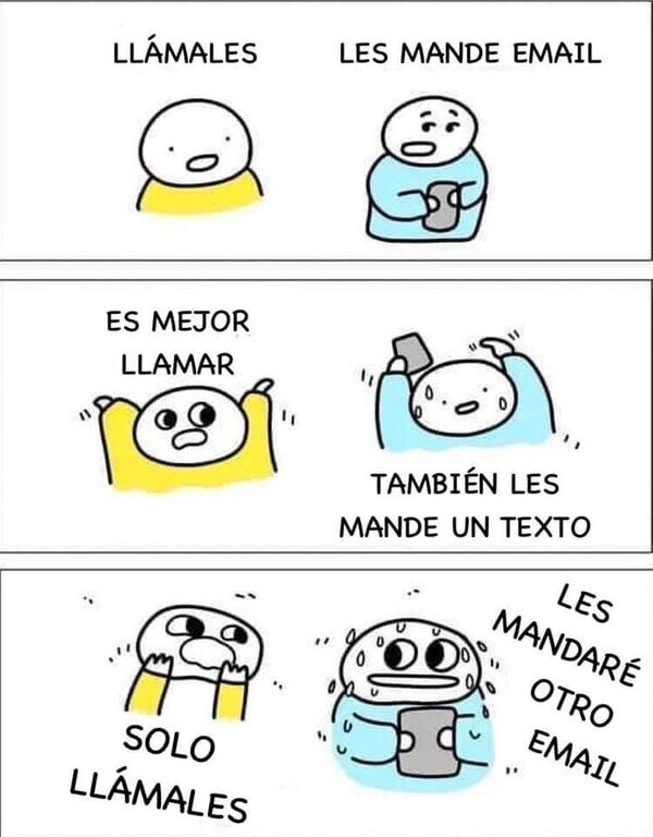 Meme_otros - Llamar es demasiado violento