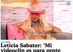 Enlace a Leticia Sabater se compara con Kubrick