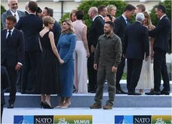 Enlace a Zelenski recreó el meme en la OTAN
