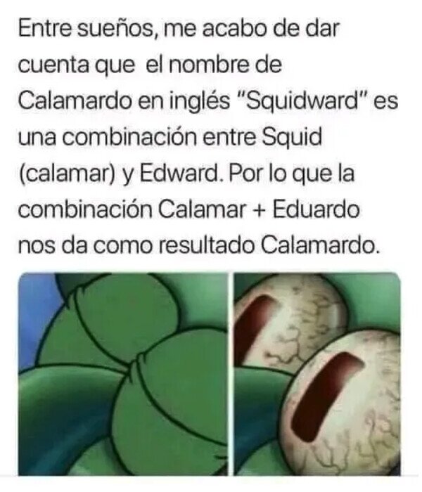 Meme_otros - Calamardo, el origen