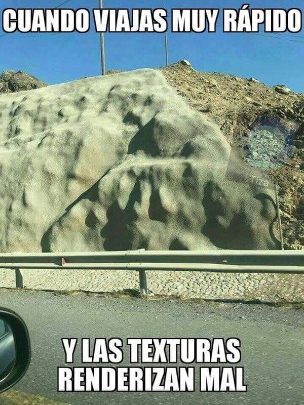 Meme_otros - Me fallaron los gráficos durante el viaje