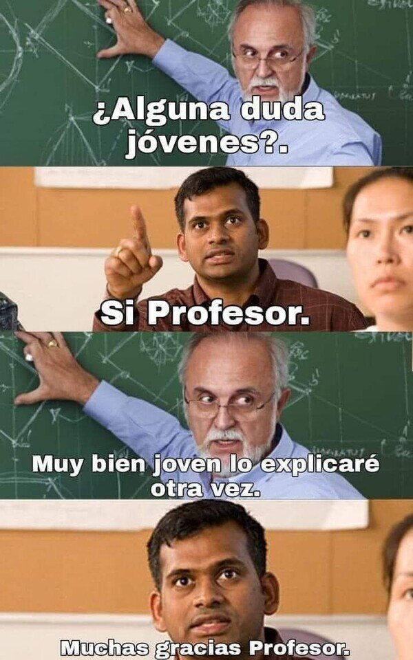 Meme_otros - Un aplauso para esos maestros cuya paciencia es inquebrantable