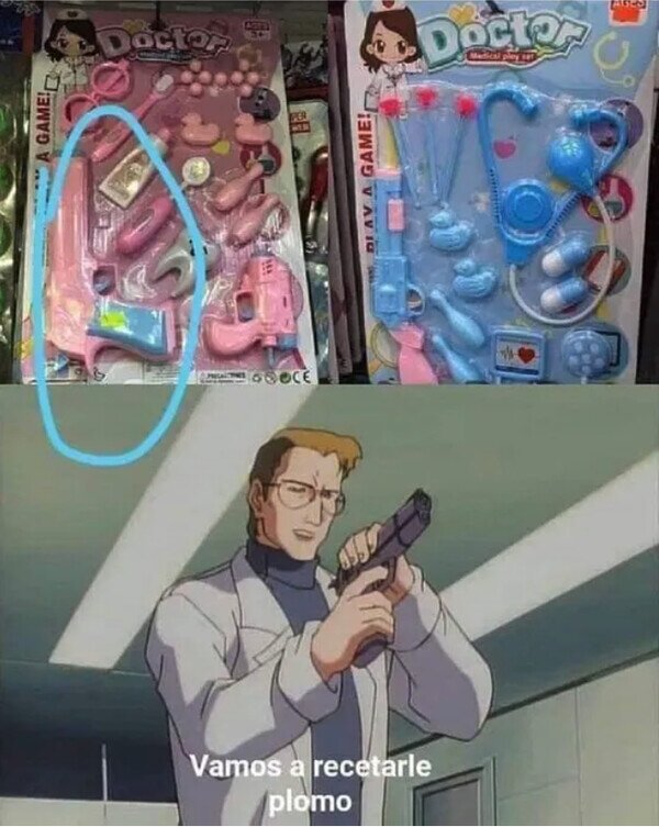 Meme_otros - Hasta dónde yo sé los médicos no usan pistola
