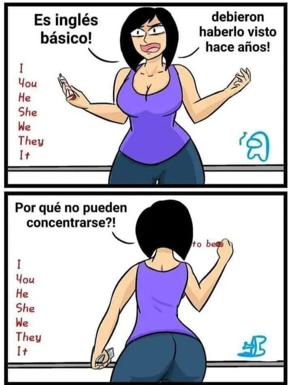 profesora,inglés,concentración