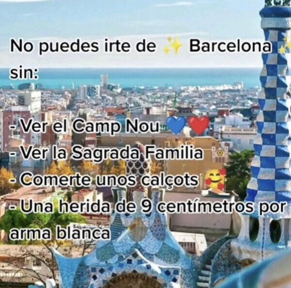 Meme_otros - Si este verano visitas Barcelona...