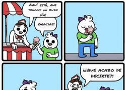 Enlace a Le fallé al heladero